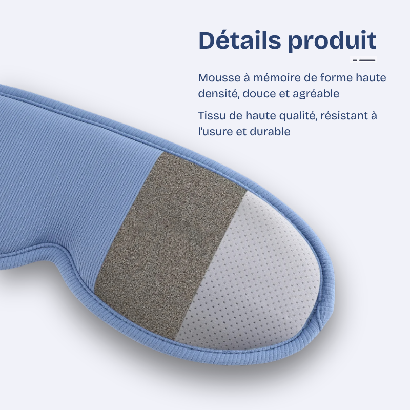 Masque de Sommeil Chauffant et Massant