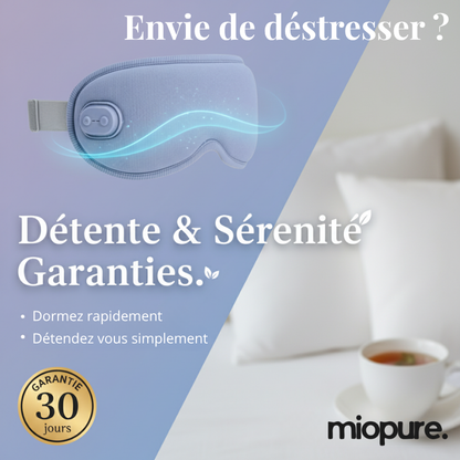 Masque chauffant massant - Miopure