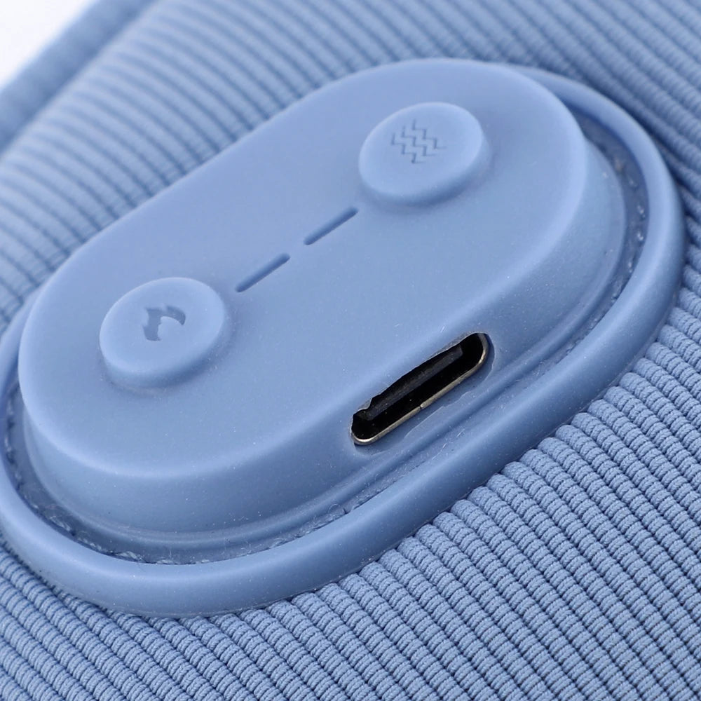 USB Sleep Eye Mask Electric Heated Eye Massager Hot Compress 5 Vibration Mode Massage Intelligent Sleep Shading 3DEye Protection